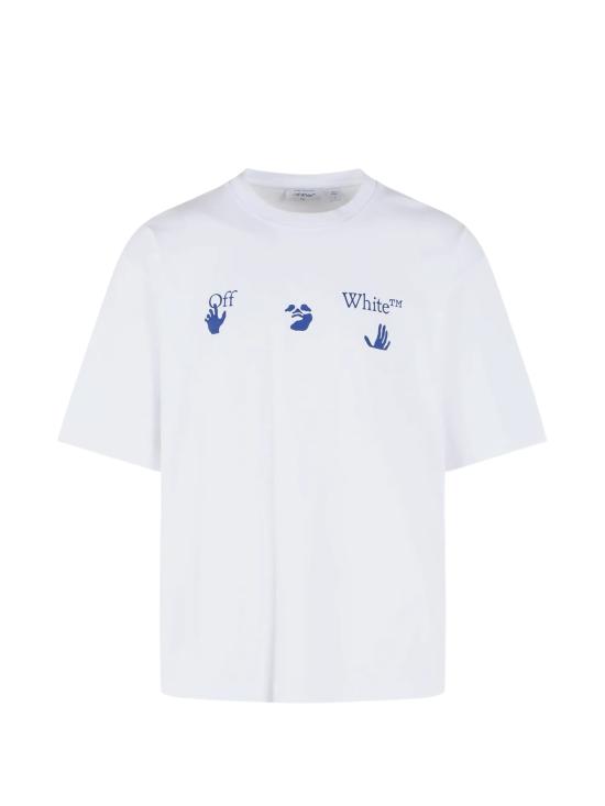 26FW 오프화이트 반팔 티셔츠 44MAA120F26J018 100 WHITE