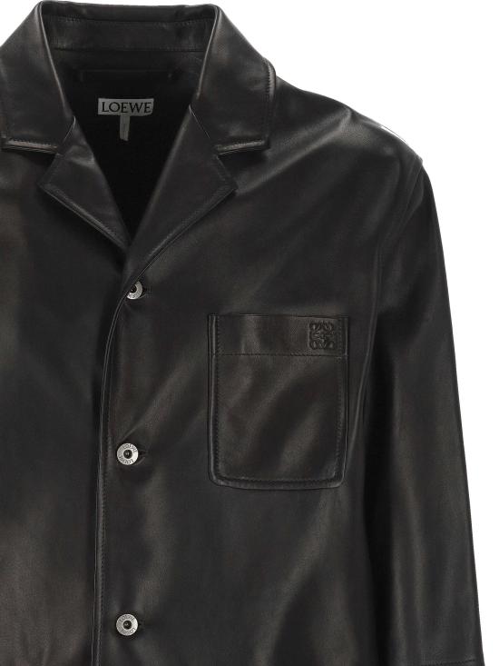 26FW 로에베 가죽 자켓 H526Y34LC3 1100 BLACK - LOEWE