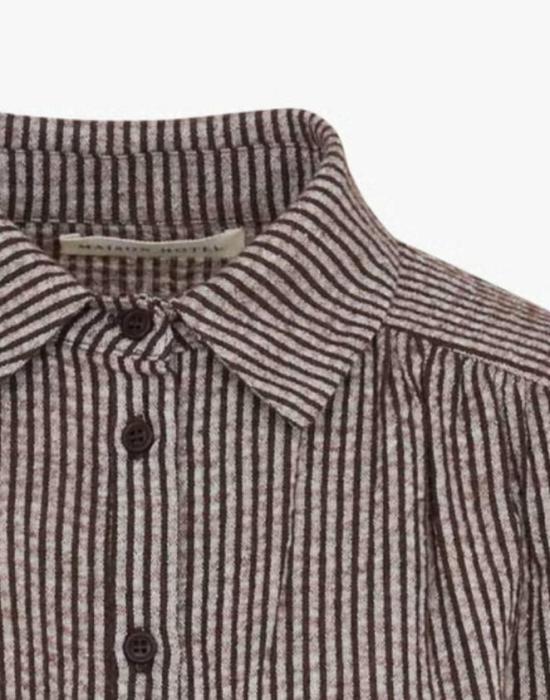26FW 메종 호텔 셔츠 CLAUDE COFFEE STRIPES - MAISON HOTEL