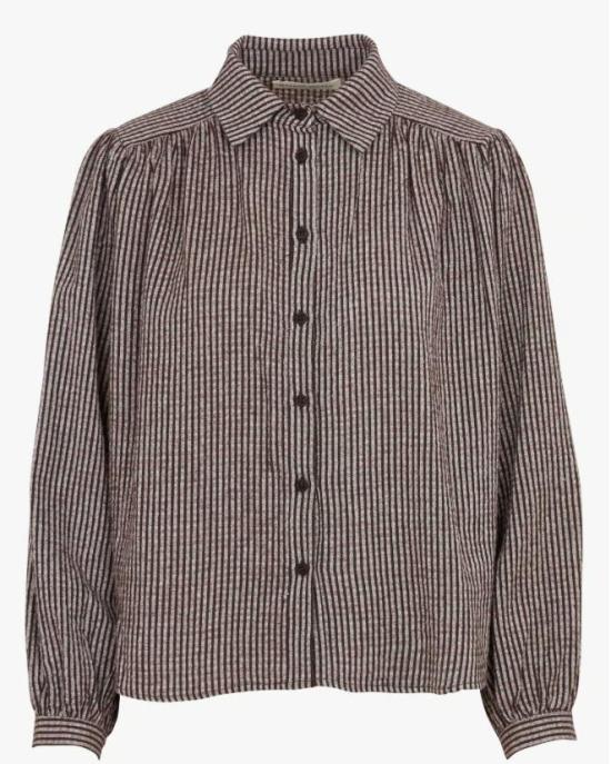 26FW 메종 호텔 셔츠 CLAUDE COFFEE STRIPES