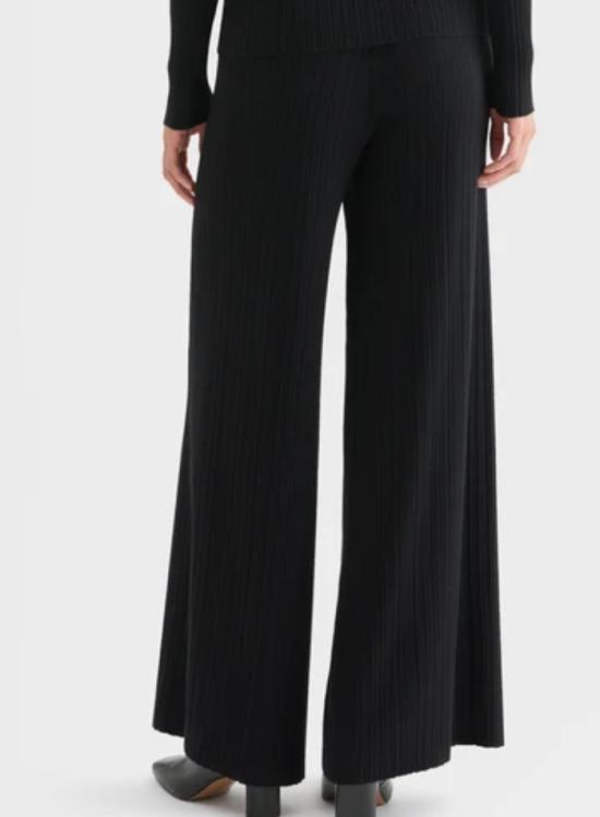 26FW 아뇨나 팬츠 K710020 7V180QK09 BLACK - AGNONA