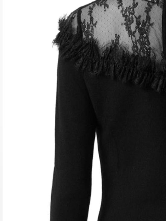 26FW 블루마린 스웨터 RF6170MA313 22222 BLACK - BLUMARINE