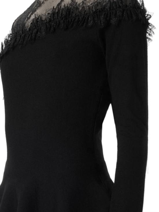 26FW 블루마린 스웨터 RF6170MA313 22222 BLACK - BLUMARINE