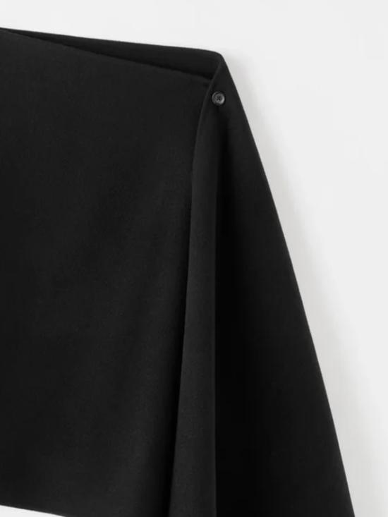 26FW 알마다 라벨 코트 4516 BL BLACK - ALMADA LABEL