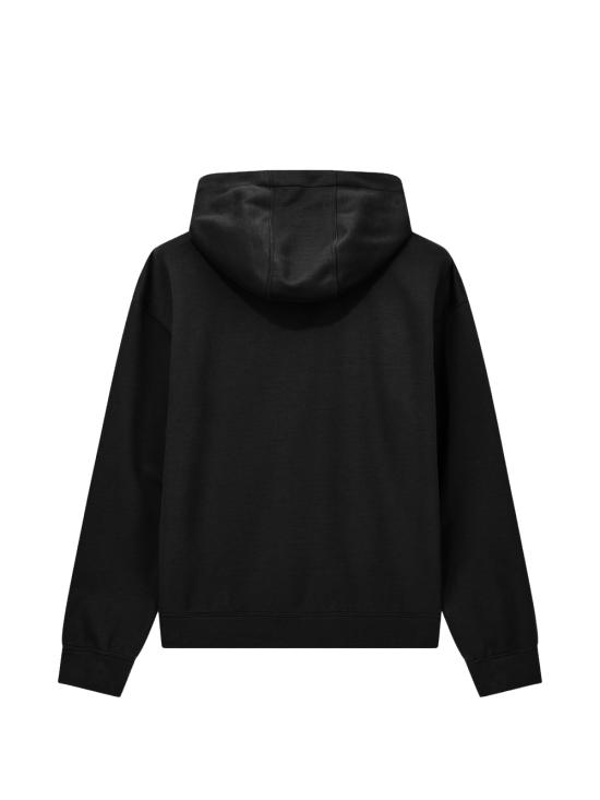 26FW 조르지오 아르마니 후드 티셔츠 GM003987 TE19859UC001 BLACK - GIORGIO ARMANI