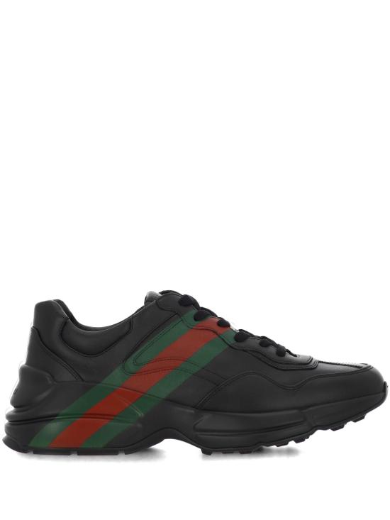 26FW 구찌 라이톤 레더 스니커즈 A0093N A9L001000 BLACK