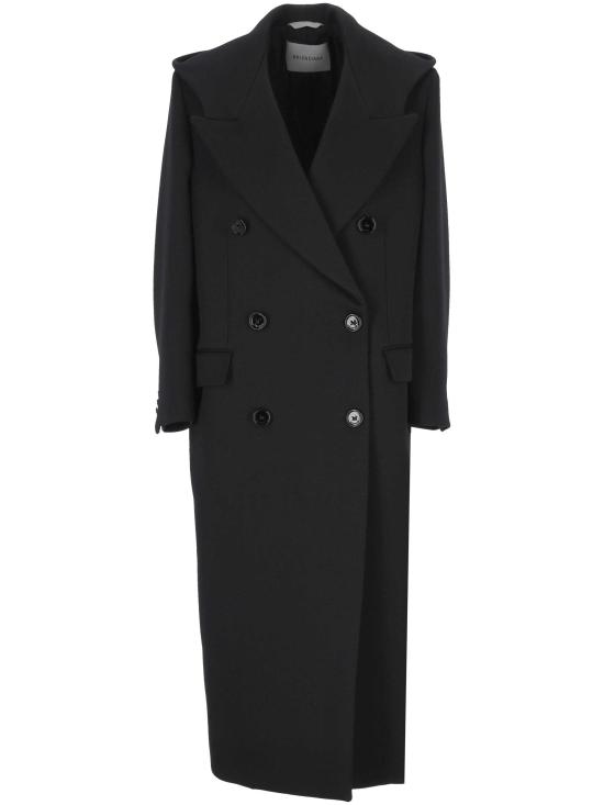 26FW 발렌시아가 코트 A009LY TUT151000 BLACK