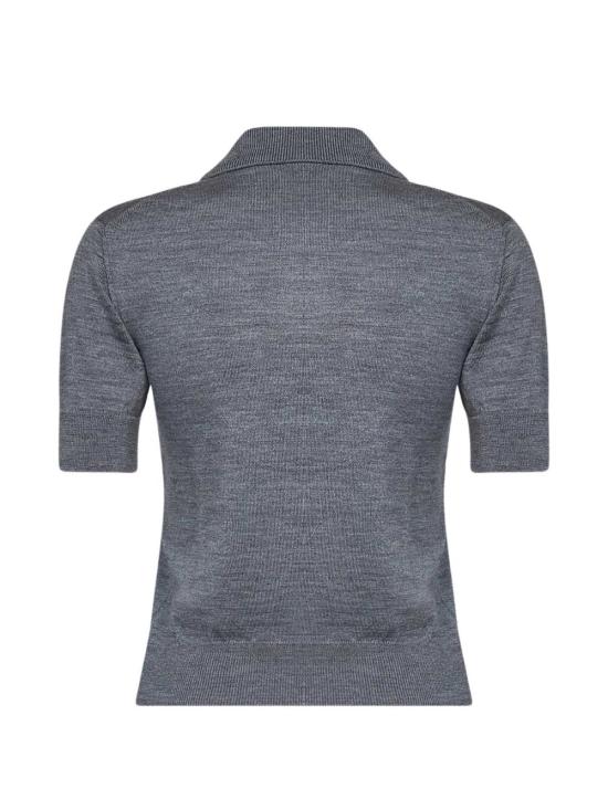 26FW 아미 반팔 티셔츠 FPL458 KN0197A336 HEATHER GREY BLACK - AMI