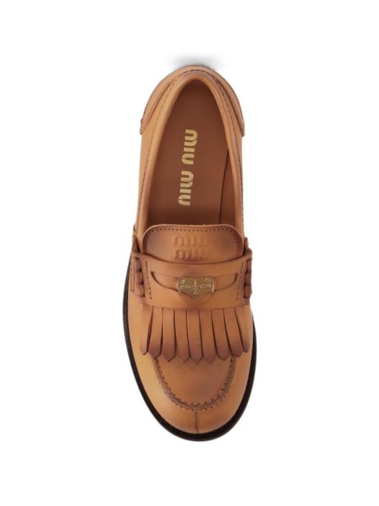 26FW 미우미우 버클 스웨이드 로퍼 5D747EF 020 5ODF0054 LEATHER - MIU MIU