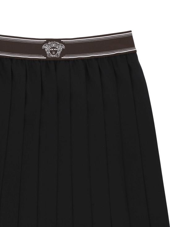 26FW 베르사체 미디 스커트 1025581 1A176691B000 BLACK - VERSACE