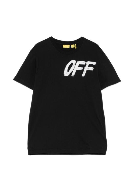 26FW [키즈] 오프화이트 티셔츠 44BAA002F26J002 BLACK