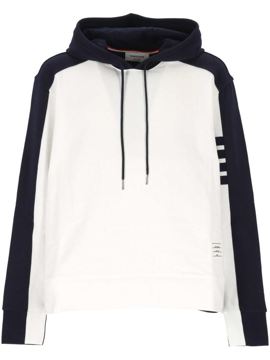 26FW 톰브라운 긴팔 티셔츠 MJT579A 00535104 WHITE NAVY