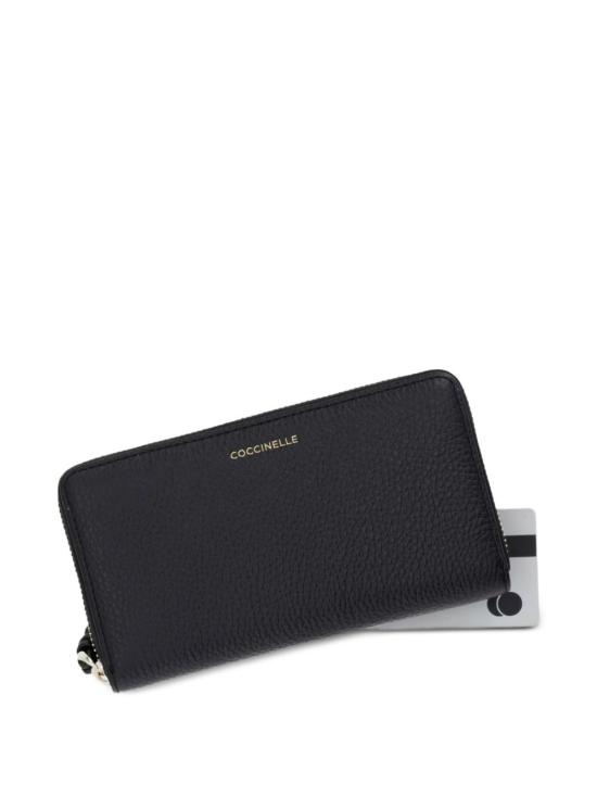 26FW 코치넬리 지갑 E2VKP113201 001 BLACK - COCCINELLE