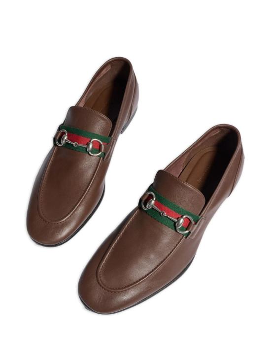 26FW 구찌 코모 홀스빗 레더 로퍼 874936 AAGSM2047 BROWN - GUCCI