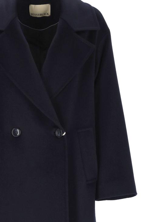 26FW 페니 블랙 코트 2621016133200 1404010 BLUE - PENNYBLACK