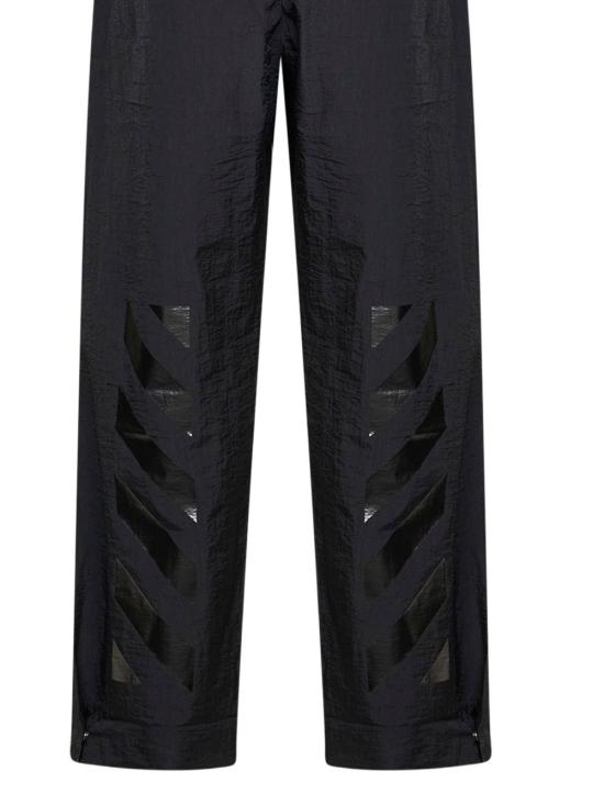 26FW 오프화이트 스트레이트 팬츠 44MCJ03QF26F001 BLACK - OFF WHITE