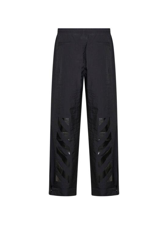 26FW 오프화이트 스트레이트 팬츠 44MCJ03QF26F001 BLACK - OFF WHITE