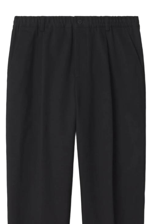 26FW 메종키츠네 스트레이트 팬츠 MRMWP08WW9137 P199 BLACK - MAISON KITSUNE