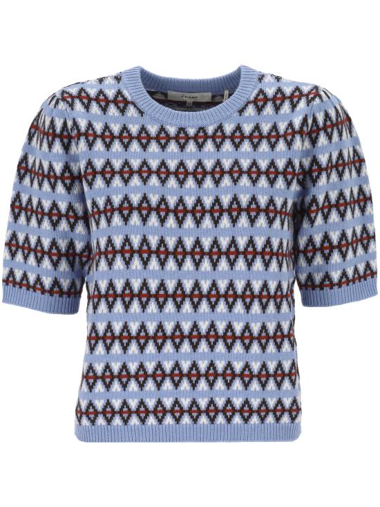 26FW 프레임 스웨터 WF26KSW041 PWFR PERIWINKLE FAIRISLE