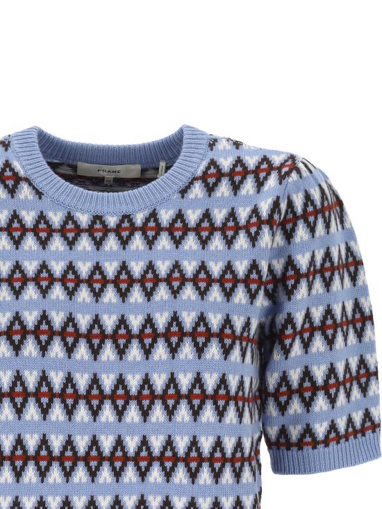 26FW 프레임 스웨터 WF26KSW041 PWFR PERIWINKLE FAIRISLE - FRAME