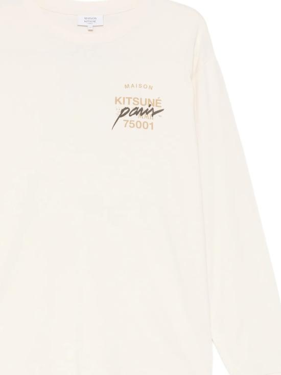 26FW 메종키츠네 반팔 티셔츠 MQMJT01KJ0119 0063 NOBLE BEIGE - MAISON KITSUNE