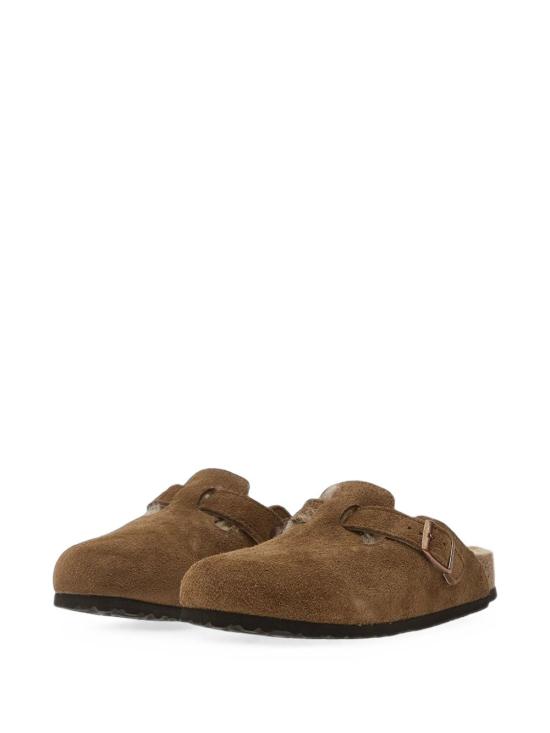 26FW 버켄스탁 보스턴 시어링 스웨이드 뮬 보스턴 시어링 스웨이드 뮬 1032432 DARK TEA - BIRKENSTOCK