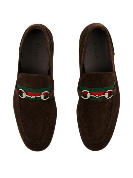 26FW 구찌 코모 홀스빗 스웨이드 로퍼 874936 AAG9O2052 T MORO VRV - GUCCI