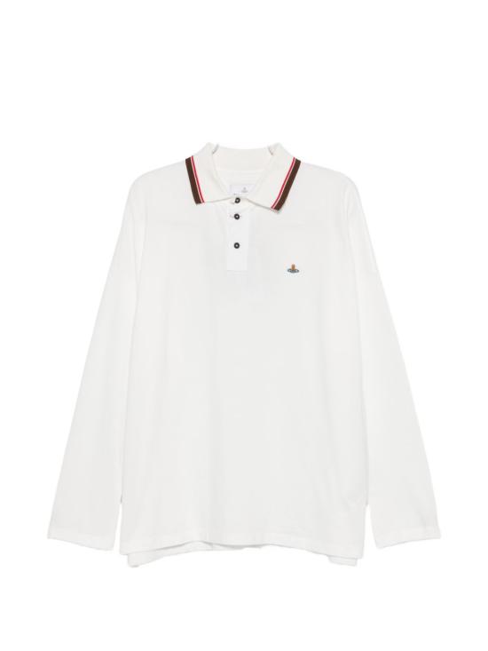 26FW 비비안웨스트우드 폴로 티셔츠 2H010010 J00AUA401 WHITE