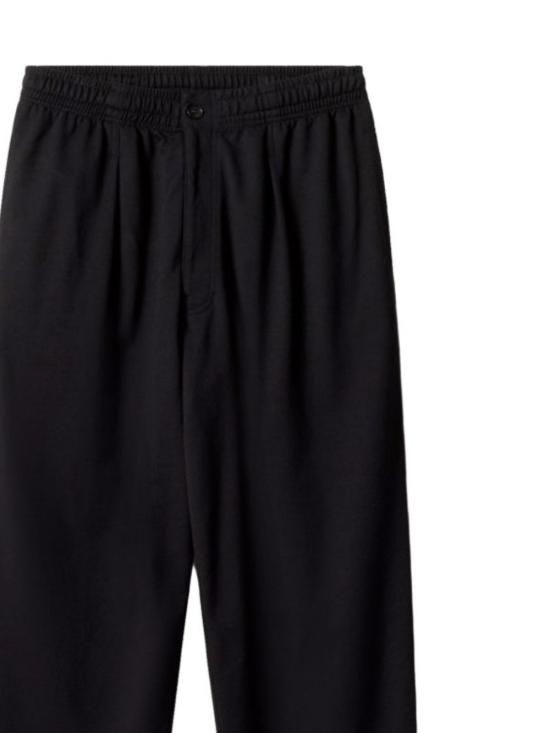 26FW 메종키츠네 스트레이트 팬츠 MRMJG00KA0050 P199 BLACK - MAISON KITSUNE