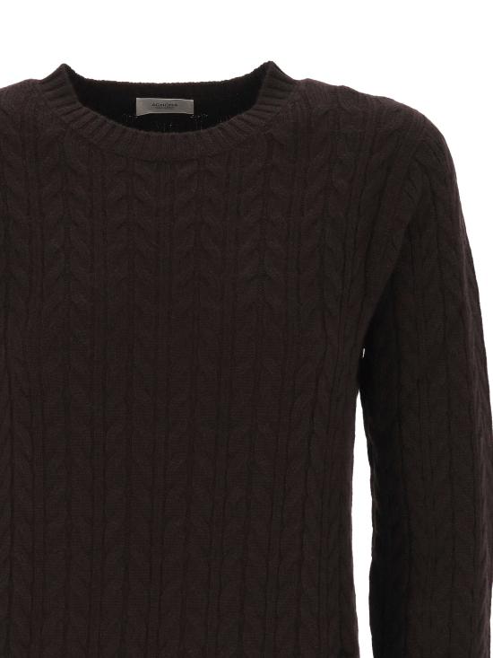 26FW 아뇨나 스웨터 K110128 6K080QM76 DARK BROWN EBONY - AGNONA