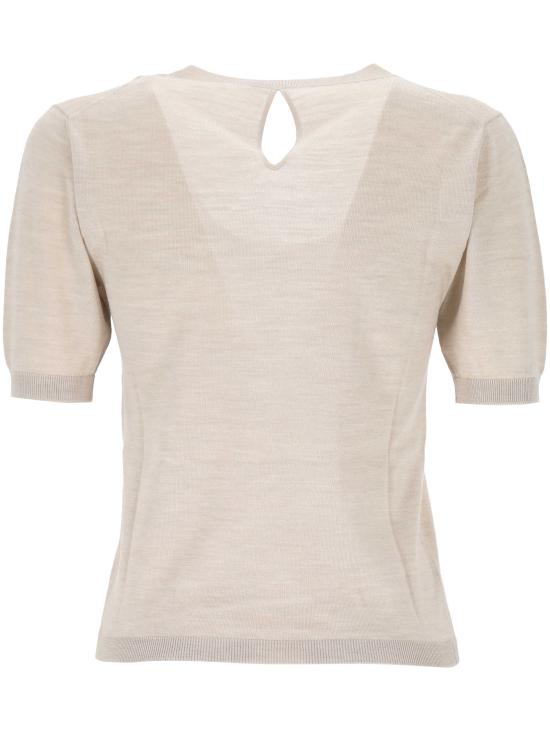 26FW 아뇨나 스웨터 KT12025 0D180QN14 LIGHT BEIGE GREIGE - AGNONA