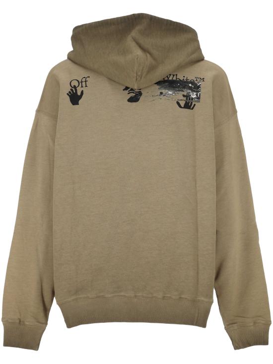 26FW 오프화이트 후드 티셔츠 44MBB085F26F00Q 311 CLOUD NUTRIA - OFF WHITE