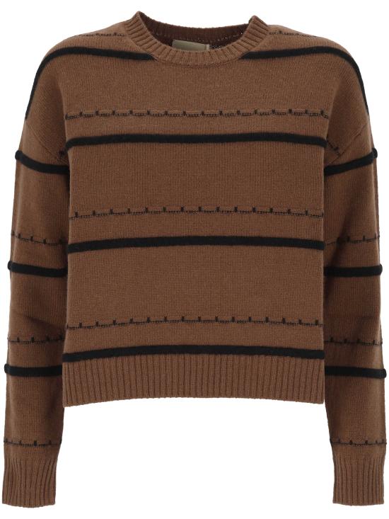 26FW 페니 블랙 스웨터 2621366563200 293F005 STRIPE