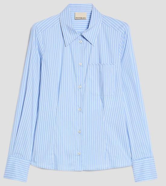 26FW 페니 블랙 셔츠 2621116183200 1145003 FONDO AZZURRO