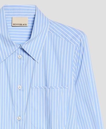 26FW 페니 블랙 셔츠 2621116183200 1145003 FONDO AZZURRO - PENNYBLACK