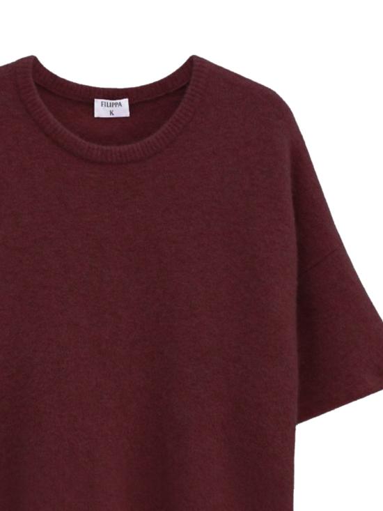 26FW 필리파 케이 반팔 티셔츠 30462 0406 MAHOGANY RED - FILIPPA K