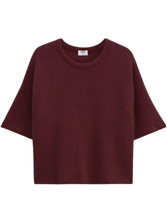 26FW 필리파 케이 반팔 티셔츠 30462 0406 MAHOGANY RED