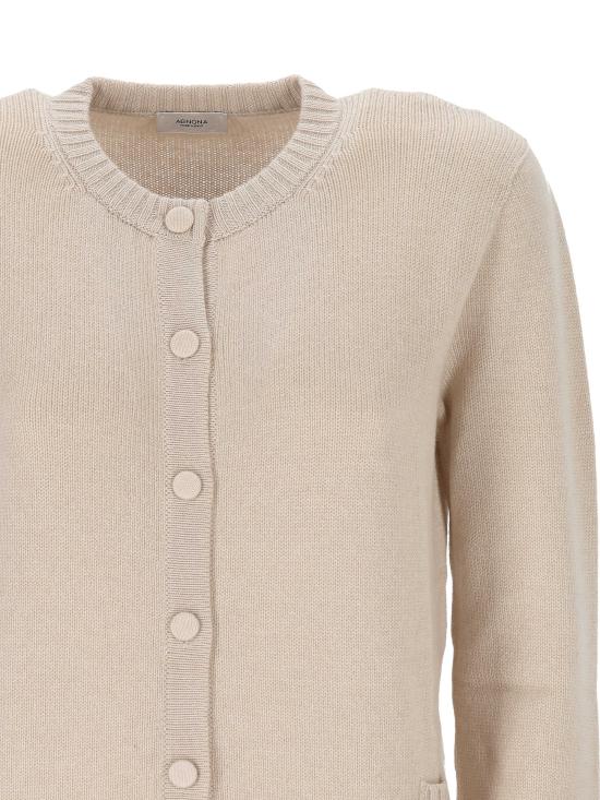 26FW 아뇨나 스웨터 K412038 4K080QN14 LIGHT BEIGE - AGNONA