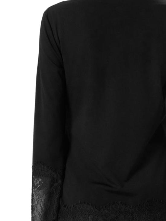 26FW 블루마린 긴팔 티셔츠 RF6097J1610 22222 BLACK - BLUMARINE