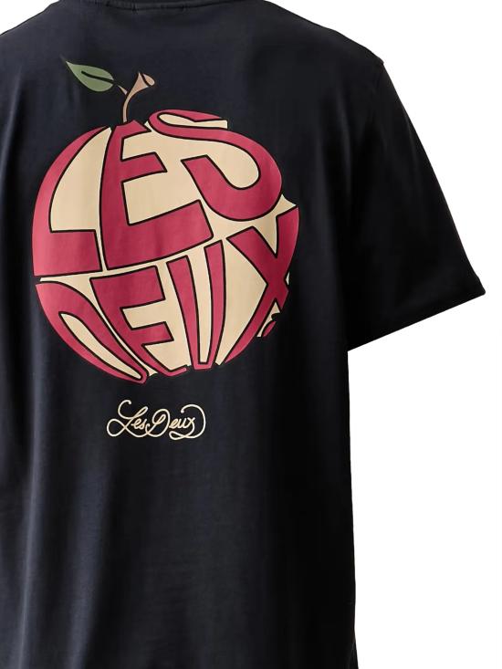 26FW 레듀 반팔 티셔츠 1002488 460 DARK NAVY - LES DEUX