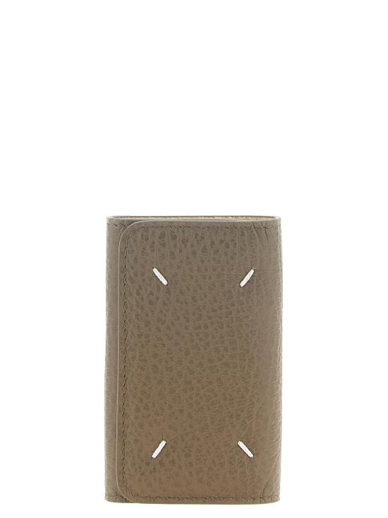 26FW 마르지엘라 포 스티치 레더 6연 키케이스 SA3UA0001P8844HB669 Brown