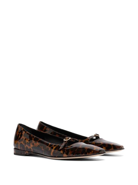 26FW 카렐 페리스 플랫 슈즈 EMILIE26 32 BROWN LEOPARD - CAREL PARIS