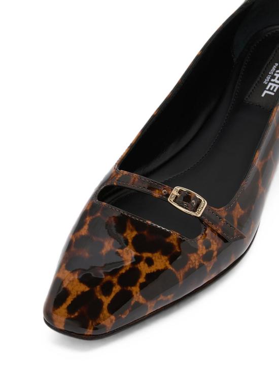 26FW 카렐 페리스 플랫 슈즈 EMILIE26 32 BROWN LEOPARD - CAREL PARIS