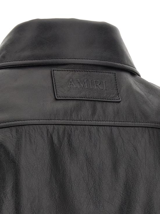 26FW 아미리 가죽 자켓 AM426JA0310002 Black - AMIRI