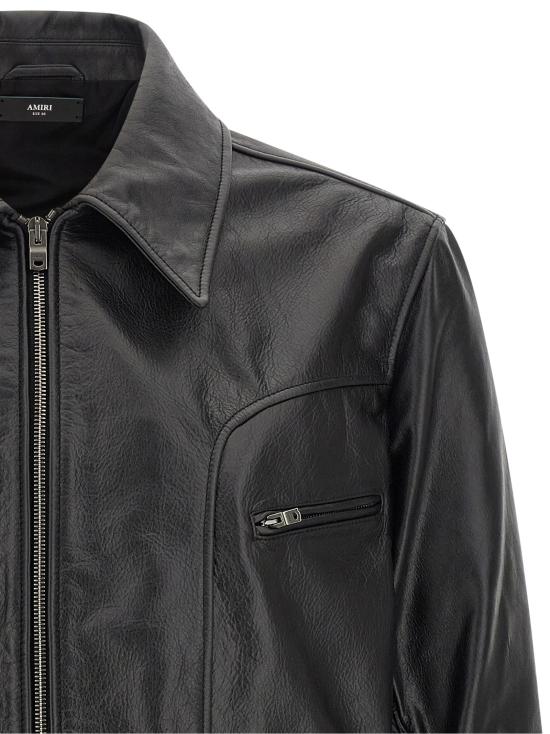26FW 아미리 가죽 자켓 AM426JA0310002 Black - AMIRI
