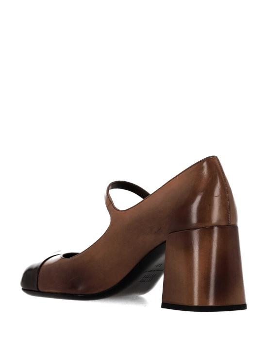 26FW 미우미우 메리 제인 레더 펌프스 5I781EF 065 3ZQIF0Y89 COGNAC MORO - MIU MIU