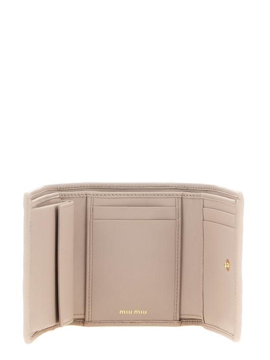 26FW 미우미우 스몰 마테라쎄 나파 레더 월렛 5MH033AFPPF0236 Pink - MIU MIU