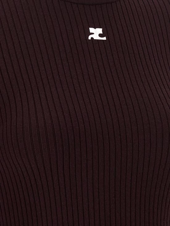 26FW 쿠레쥬 터틀넥 PERMPU022FI00014010 Bordeaux - COURREGES