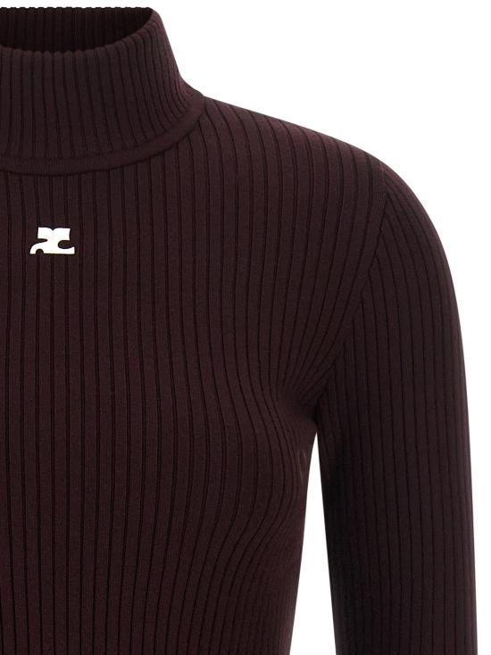 26FW 쿠레쥬 터틀넥 PERMPU022FI00014010 Bordeaux - COURREGES