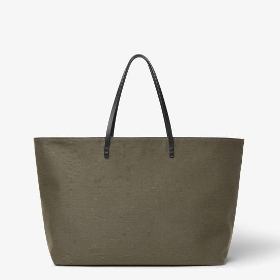 26FW 펜디 롤 라지 스텐실 프린트 캔버스 백 7VA704 B209F0ZPQ VERDE MILITARE NERO - FENDI